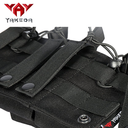 Tactical Triplet Accessory Bag 1000D Egg Clip Bag Molle Waist Bag Tactical Triplet Bag