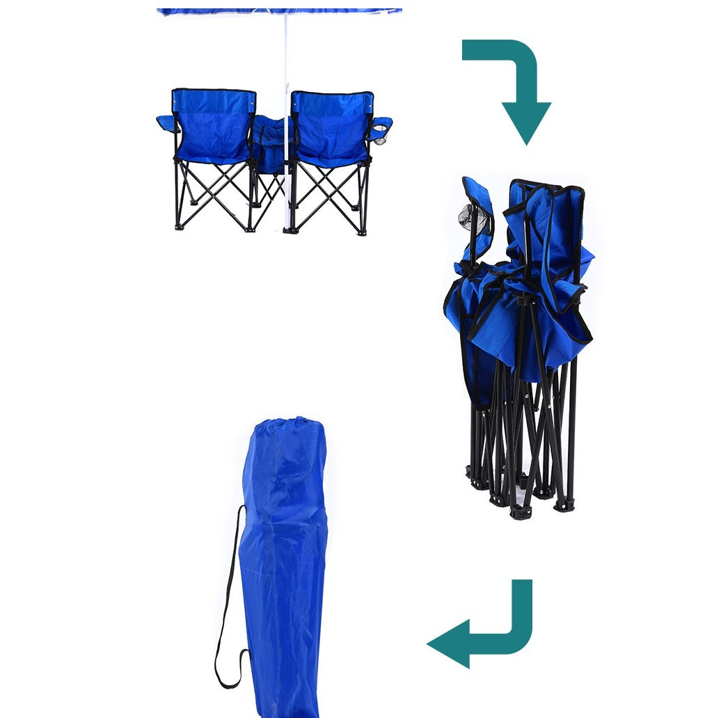 Outdoor Double Portable Camping Folding Chair