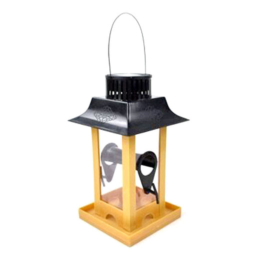 Hook type solar lamp bird feeder