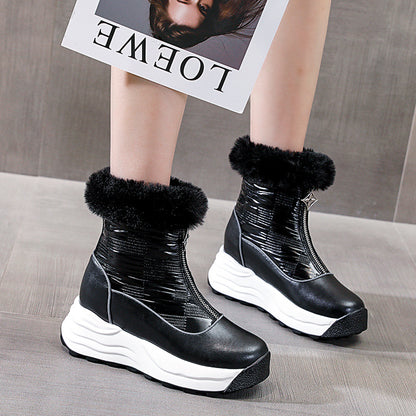 Women's Thick Sole Inner Heightening Non-slip Waterproof Boots