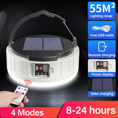 Solar LED Emergency Mobile Stand Light