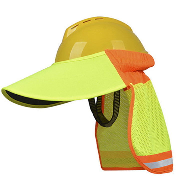 Sun Visor Curtain With Anti-glare And Anti-ultraviolet Large Brim With Safety Helmet