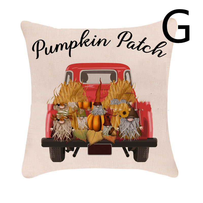 Halloween Pumpkin Series Pillowcase Car Sofa Cushion Cover