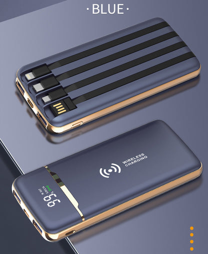 Gold-plated Shared Self-contained Four-wire High-capacity Rechargeable Battery