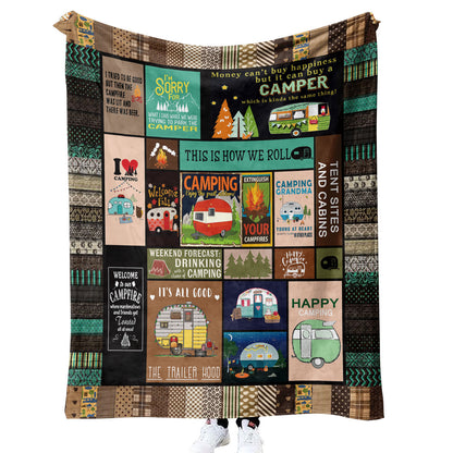 Outdoor camping blanket