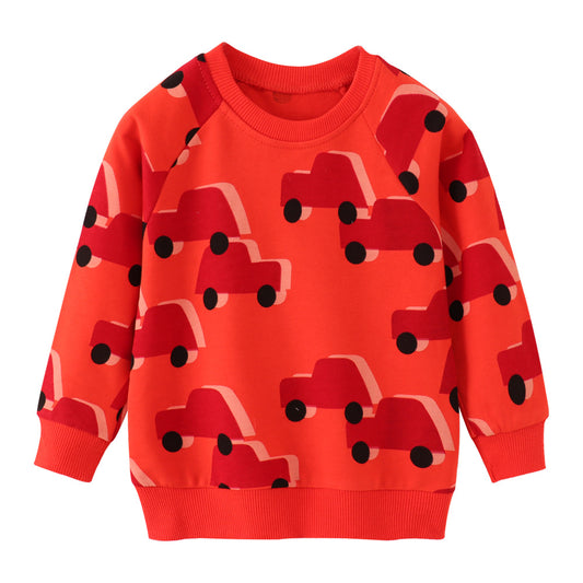 Children's Cartoon Long Sleeve Sweater Top