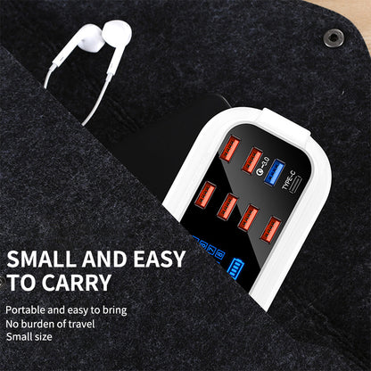 Fast Charge Smart Multi-USB Mobile Phone Tablet Charger