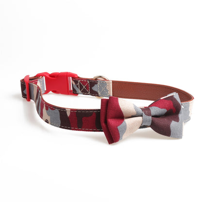 Bowknot traction collar