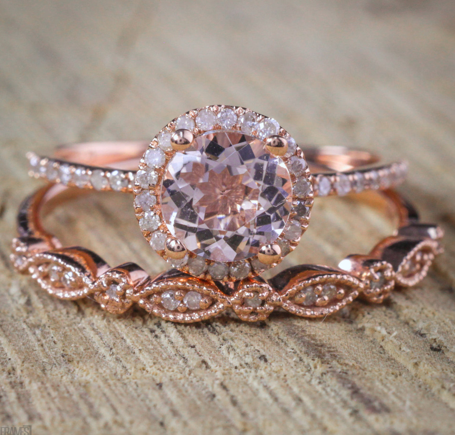 18k Rose Gold Ring In Europe And America