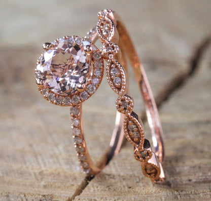 18k Rose Gold Ring In Europe And America