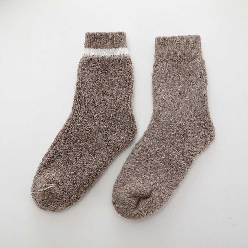 Wool socks thickening plus velvet cashmere socks in stockings