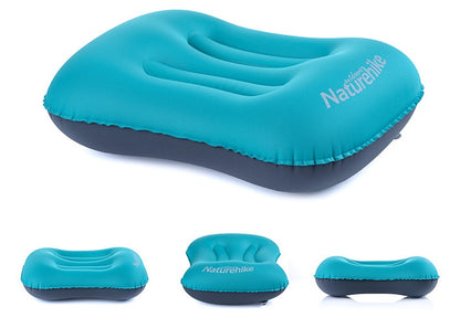 Travel portable inflatable pillow