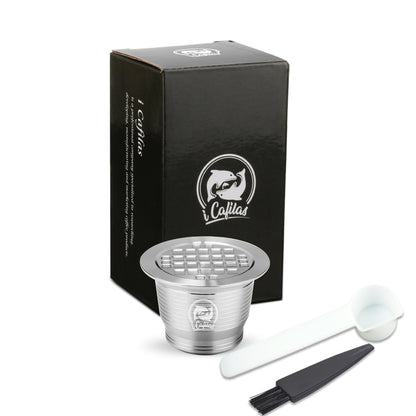 Stainless Steel Reusable Nespresso Refillable Coffee Capsule Pod Filter