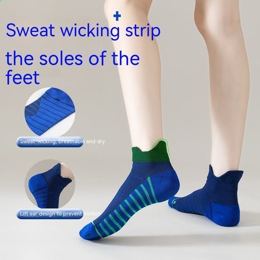 Towel Bottom Non-slip Outdoor Socks For Running Riding Breathable Sports