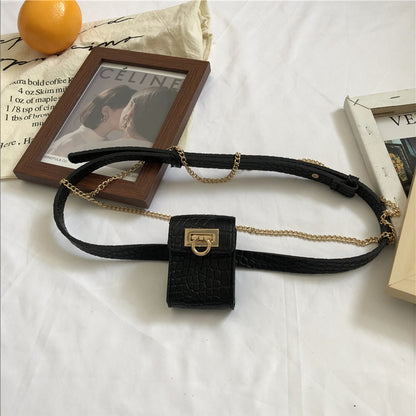 Slim waist belt bag