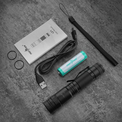 Outdoor Ultra-bright Long-range Small Portable Rechargeable Flashlight