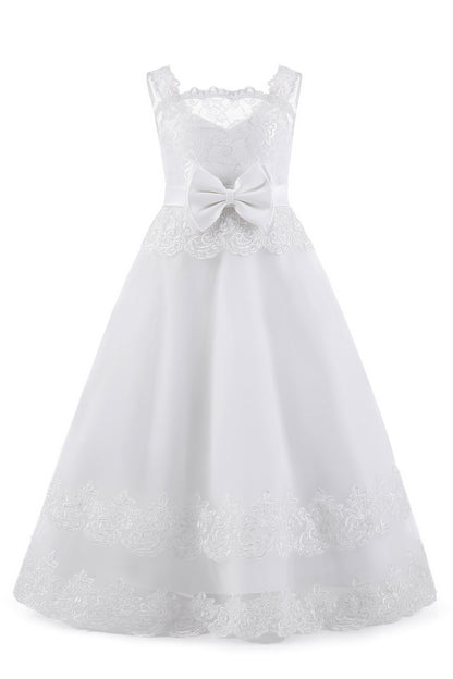 White Fashion Princess Flower Girl Tutu Dress