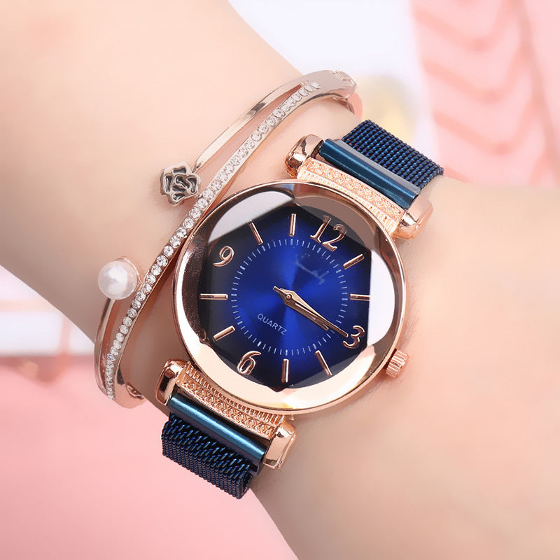 Gradient color trend watch ladies fashion casual