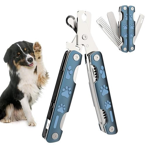 Pet Multifunctional Comb Folding Nail Clipper