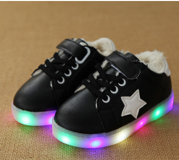 Children's Shoes Boys And Girls Colorful Light-emitting Shoes LED  Children's Shoes Skidproof