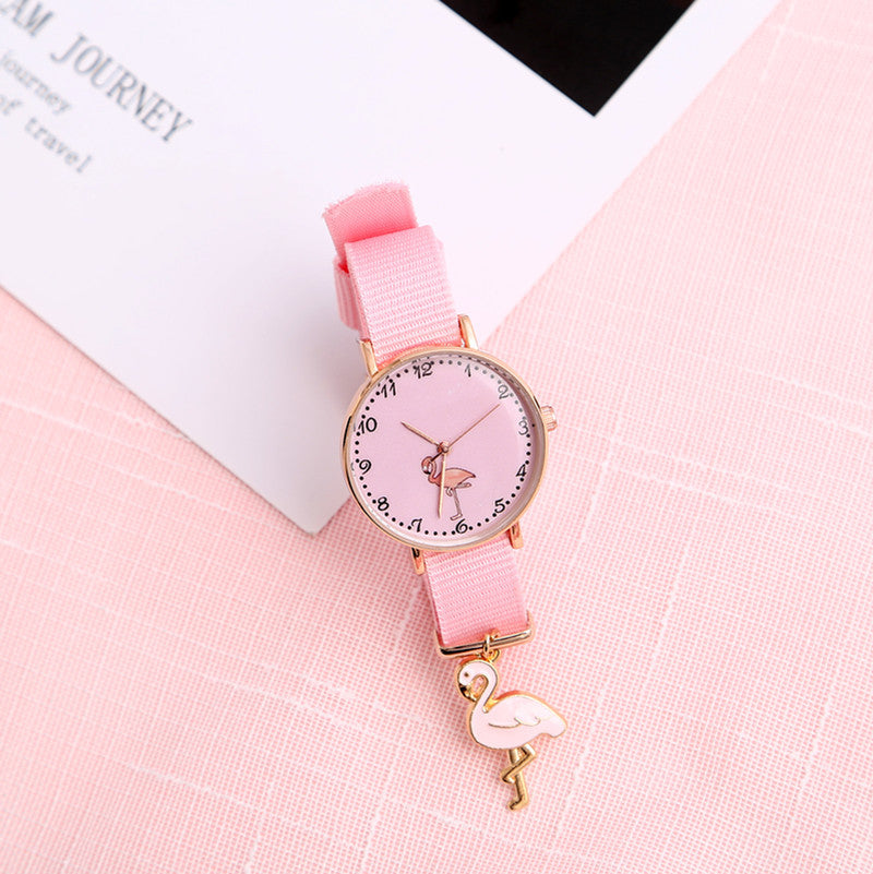 Girl Heart Watch Girl Cute Pendant Macaron Female Watch Ins Student Pendant Watch