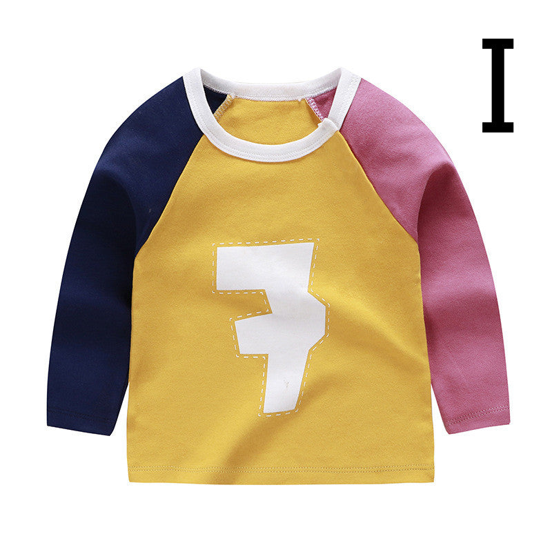 Baby Clothes Boys And Girls Cotton Long-sleeved T-shirt