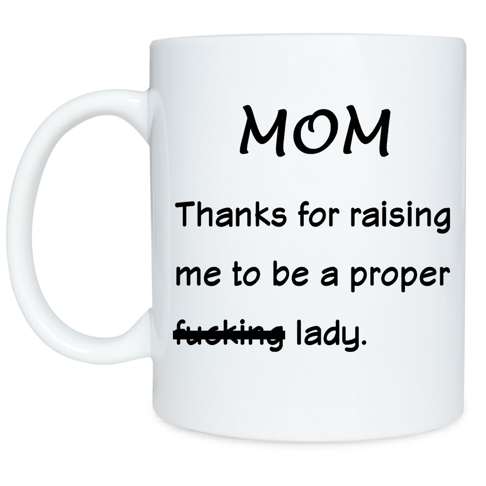 Thanksgiving Father Mother Ceramic Coffee Mug