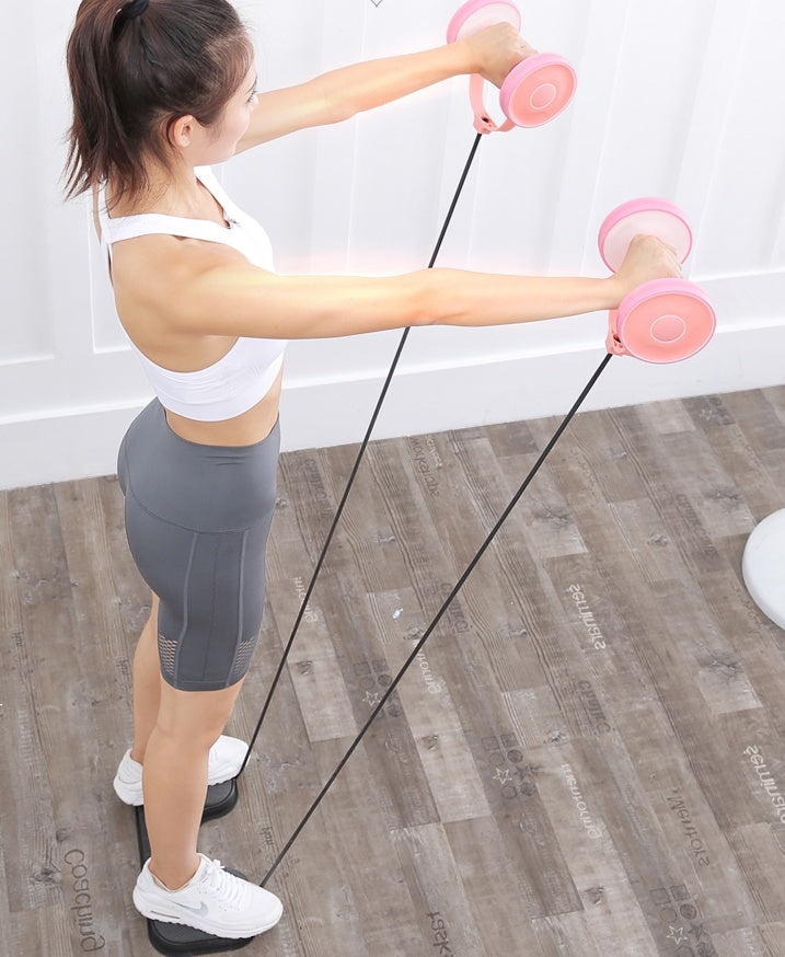 Abdominal Ring and Abdomen Fitness Equipment Household Curling Abdominal Tension Machine to Lose Weight and Slim Abdomen Artifact and Slim Waist and Arm Exercise