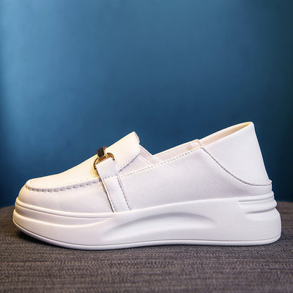 Thick-soled Heightened Slip-on Shoes