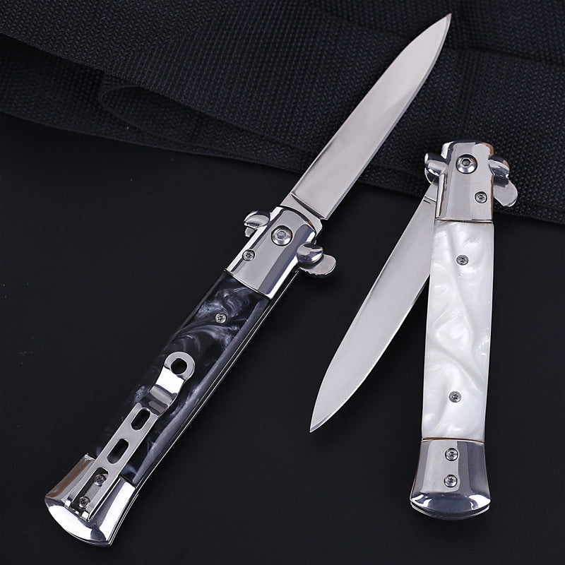 Stainless Steel Folding Self-defense Wilderness Survival Knife