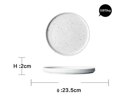 Creative Household Flat Plate Shallow Plate Eating Soup Bowl