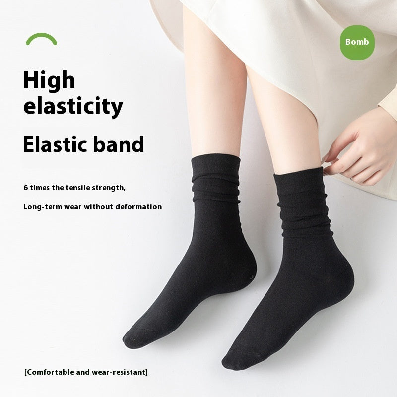 Spring And Summer Thin Anti-Pilling Pure Cotton Women's Socks Sweat-absorbent Breathable