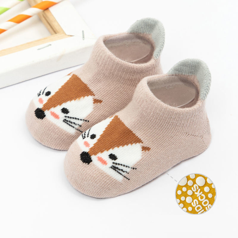 Three-dimensional Cartoon Baby Baby Non-slip Floor Socks