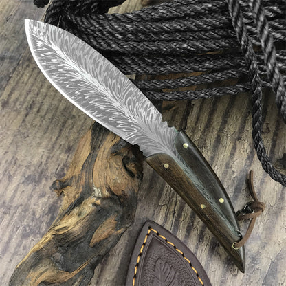 Outdoor StraightHigh Hardness Self-defense Carrying Knife Home Outdoor