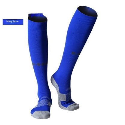 Towel Bottom Long Soccer Socks Ankle Support Protection Calf