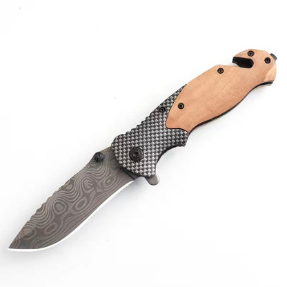 Outdoor Moonlight Folding High Hardness Sharp Camping Multi-function Knife