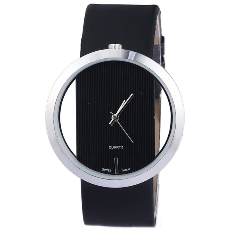 Trendy fashion ladies hollow creative quartz watch