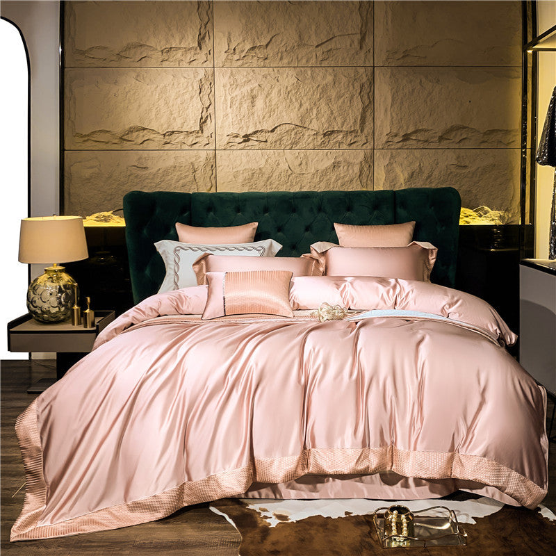 High-grade Brocade Four-piece High Precision 200 Long-staple Cotton Bedding