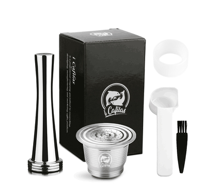 Stainless Steel Reusable Nespresso Refillable Coffee Capsule Pod Filter