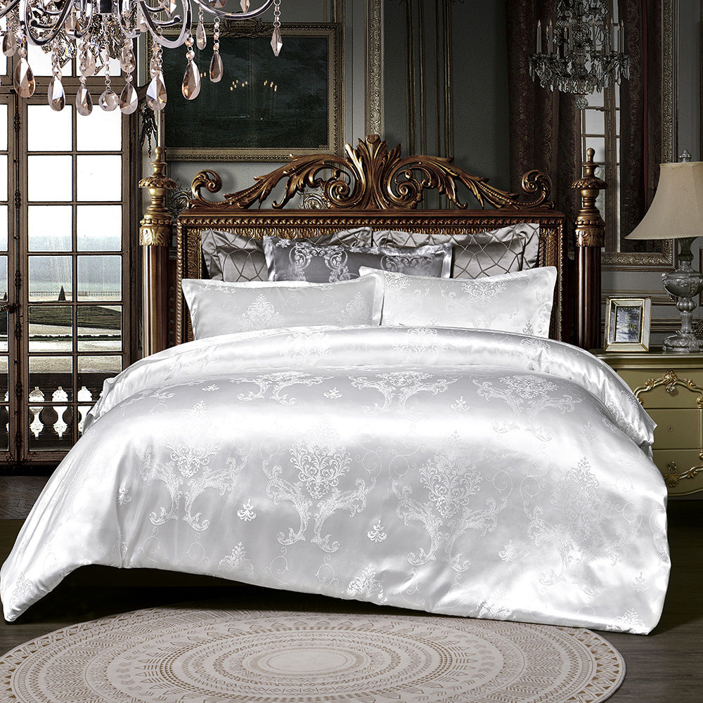 Jacquard duvet cover set