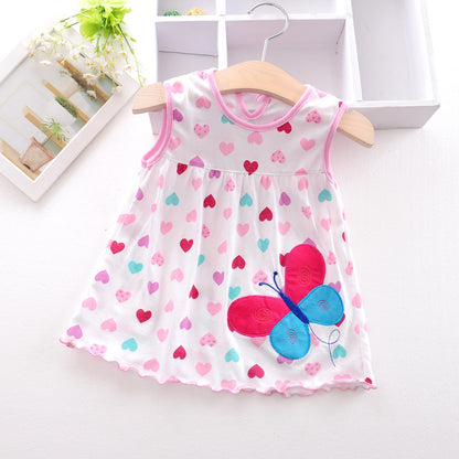 0-1 years old baby dress dress baby skirt cotton original skirt