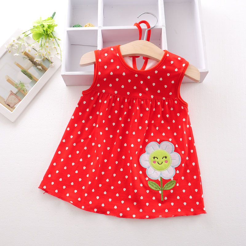 0-1 years old baby dress dress baby skirt cotton original skirt