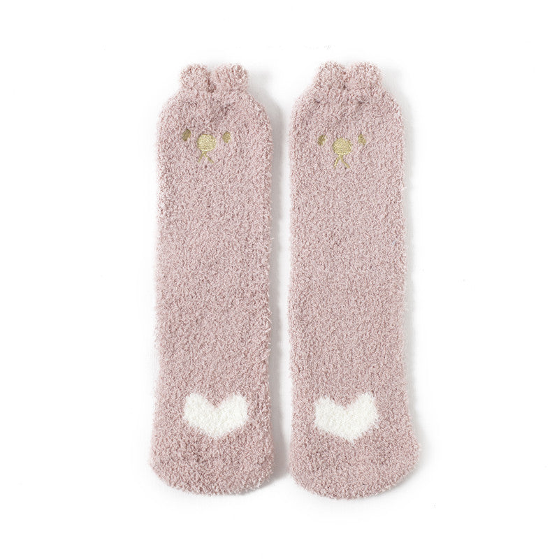 Thickening warm home sleep socks