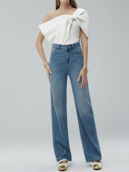 Casual All-match Wide Leg Pants Women