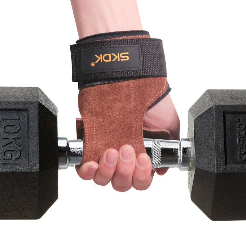 SKDK Hand Grips Gymnastics Gloves Grips Anti-Skid Gym Fitness Gloves Weight Lifting