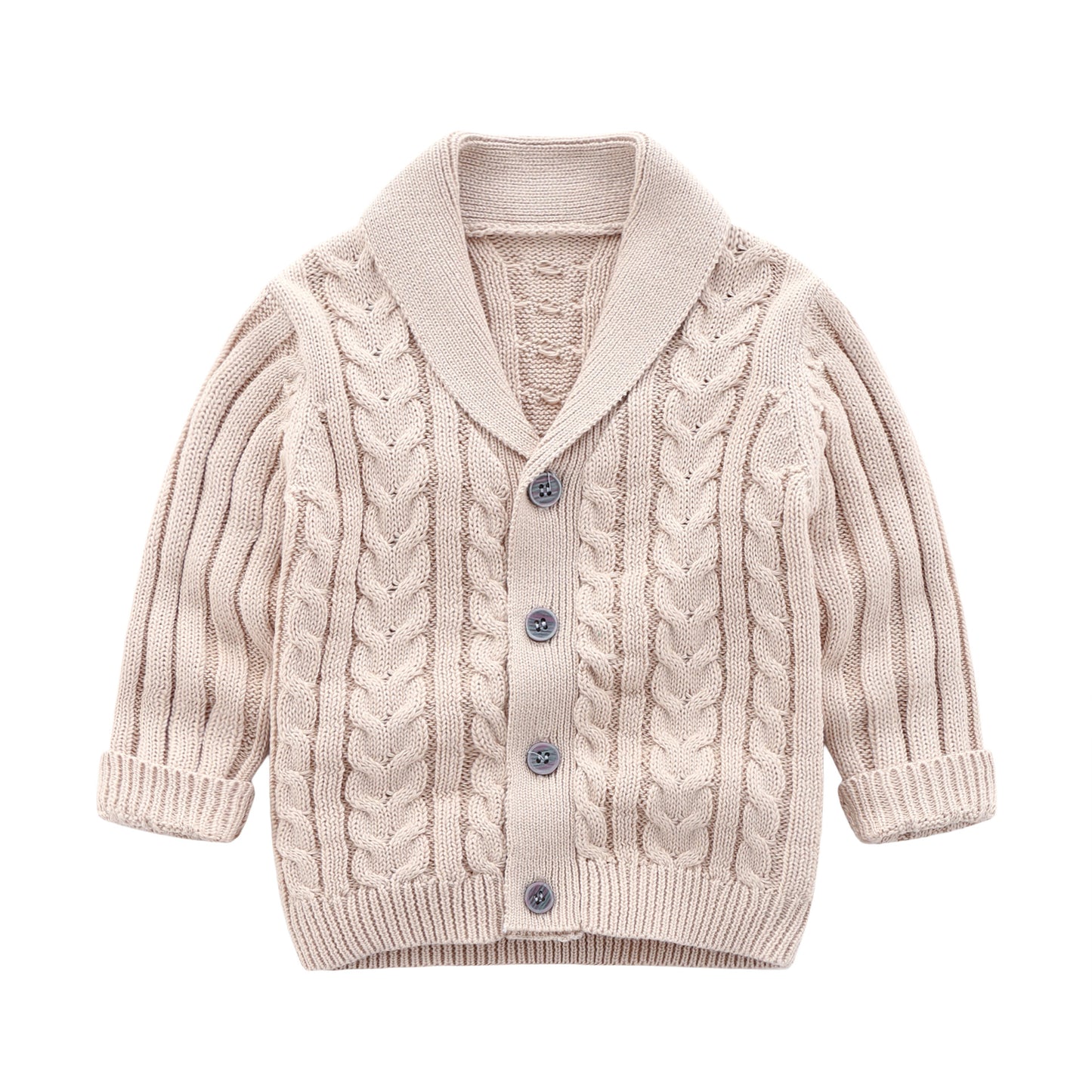 Baby Simple Sweater Knitted Cardigan Coat