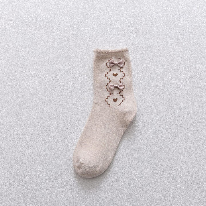 Bowknot girl's socks