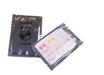 Summer Smile Mosquito Sticker Cartoon Mosquito Repellent Mosquito Repellent Mosquito Sticker 6 Pieces Of Random Color