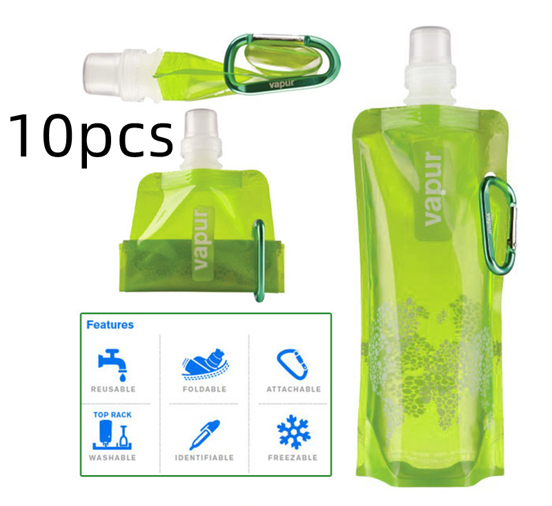 Portable collapsible water bag