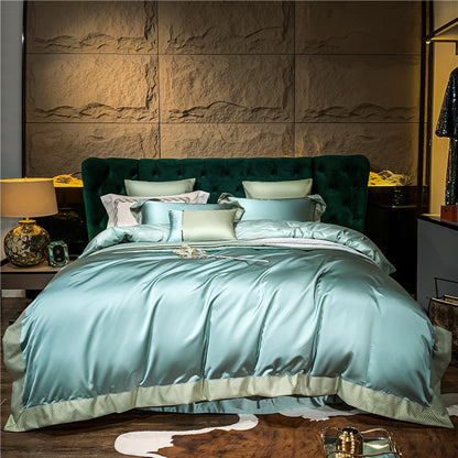 High-grade Brocade Four-piece High Precision 200 Long-staple Cotton Bedding